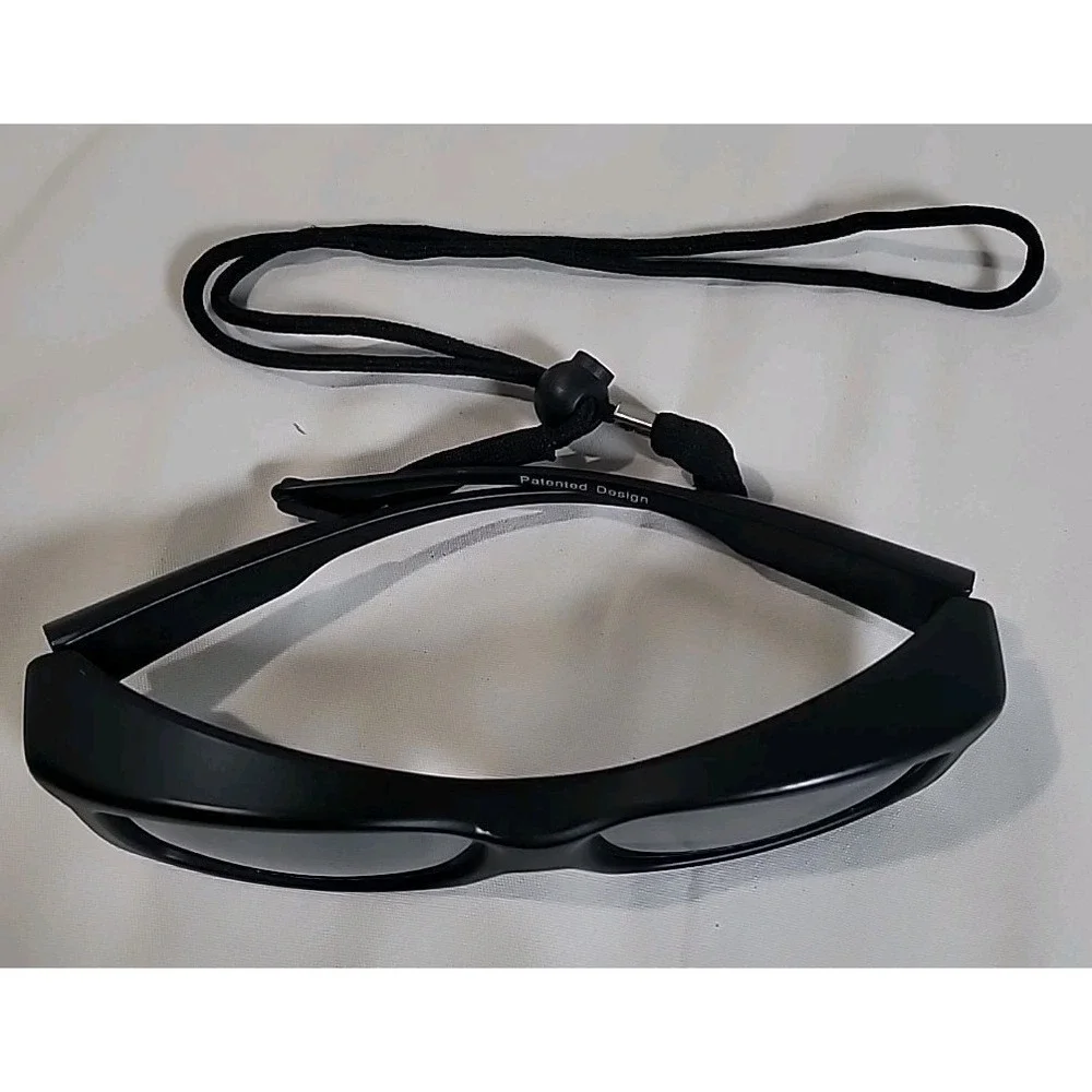 Jonathan‎ Paul Fitovers Sunglasses Black Polarized UV400 Fit Over Glasses Strap
